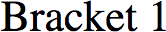 Bracket 1 logo