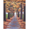 Adorama Belle Drape Scenic Series, 10' x 12' Painted Muslin Background, Style #902. Color: Forrest Path.