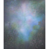 Adorama Belle Drape Scenic Series, 10' x 12' Painted Muslin Background, Style #912. Color: Lilacs with Blue Hot Spot