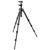 Manfrotto (Distributed by Bogen) 7302YB Compact Tripod with Quick Release Ball Head and Leg Angle Selectors, Max. Height 56", Supports 7 lbs., Black