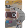 Digital Concepts 4.1 mp Point & Shoot Digital Still Camera with Zoom, Digital Clips, Color 1.5" TFT Screen, Red