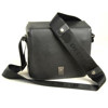 Delsey Corium 1, Black Pebble Leather Lux Style Shoulder Bag