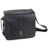 Delsey Corium 3 Black Pebble Leather Lux Style Shoulder Bag