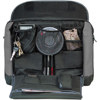 Delsey GOPIX 100BG Notebook & Document Briefcase, Black & Gray.