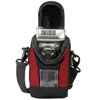 Delsey GOPIX 15BR, Small Belt Pouch for Digital Gadgets, Black & Red.