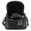 Delsey GOPIX 20BG, Small Shoulder Pouch for Digital Gadgets, Black & Gray.