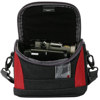 Delsey GOPIX 40BR, Compact Pouch for Binoculars or Digital Gadgets, Black & Red.