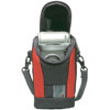 Delsey GOPIX 4BR, Compact Belt/Shoulder Pouch for Digital or Point & Shoot Cameras, Color: Black/Red