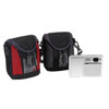 Delsey GOPIX 5BR, Extra Small Belt Pouch for Digital Gadgets, Black & Red.