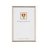 Dennis Daniels Narrow Channeled Square Corner Metal Frame for a 5" x 7" Photograph, Color: Brass.