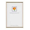 Dennis Daniels Narrow Channeled Square Corner Metal Frame for a 11" x 14" Photograph, Color: Brass.