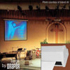 Draper Targa, NTSC Format Electric Wall or Ceiling Mounted Projection Screen, 60" x 80", 100" Diagonal, Fiberglass Matte White.
