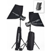 Elinchrom el 20751 kit BXRi Multivoltage To Go Kit with 2 500 Ws Monolights, Softboxes, Stands & Carry Bag.