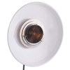 Hensel White Surfaced ACW Beauty Dish Reflector Kit with Grid & Holder, for EH Heads - 22" (56cm)