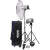 Hensel Integra Pro Kit Power Factory 1000, with 2 Integra Pro 500 Monolights & Accessories, 1,000 Total Watt Seconds.