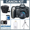 Canon PowerShot SX20 IS, Digital Camera Kit, with 8GB SD Memory Card, Camera Case, Table Top Tripod, USB 2.0 SD Card Reader, Professional Lens Cleaning Kit