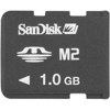 SanDisk 1 GB Memory Stick Micro (M2) Memory Card.