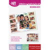 HiTi Digital Inc. 4/2/4" Photo Stickers, 100 Sheets & 1 Ribbon Cartridge for S Series Photo Printers