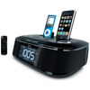 iLuv Hi-Fi FM Stereo Dual Alarm Clock Audio System with 2 Docks for iPhone / iPod