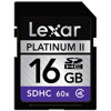 Lexar 16 GB 60x Platinum II Series, Secure Digital High Capacity (SDHC) Memory Card