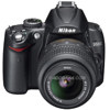 Nikon D5000 DX-Format 12.3 Megapixel Digital SLR Camera Kit - Refurbished - by Nikon U.S.A. with Nikon 18mm - 55mm f/3.5-5.6G AF-S DX (VR) Vibration Reduction Wide Angle Autofocus Zoom Lens, - Refurbished - by Nikon U.S.A.