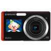 Samsung DualView TL220 12.2 MP Digital Point & Shoot Camera with 27mm Wide Angel Lens, 4.6x Optical Zoom, 3" LCD Screen, Red