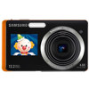 Samsung DualView TL225 12.2 MP Digital Point & Shoot Camera with 27mm Wide Angel Lens, 4.6x Optical Zoom, 3.5" LCD Screen, Orange