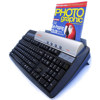KeyScan KS810-Plus KS810-P, PC Keyboard with Integrated Color Scanner & Built-in USB 2.0 Hub, USB Interface, & IC Card Feed, for Windows