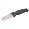 Ontario Knife XM-1, Folding Knife with 3.375" Black Stainless Steel Blade, & Machined Aluminum Handle, Overall Length 8.0"