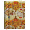 Pioneer Bi-Directional Spiral Bound Photo Album, Designer Series Covers, Holds 300 4" x 6" Photos, 3 Per Page Design: Ancient World Map.