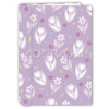 Pioneer Bi-Directional Spiral Bound Photo Album, Designer Series Purple Script Covers, Holds 300 4" x 6" Photos, 3 Per Page