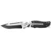 SOG Fatcat, Folding Knife with 4.5" Dual Tone Satin & Black TiNi Coated Blade, & Titanium Handle with Kraton Rubber Grips, Overall Length 10.125".