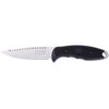 SOG Team Leader Survivor, Fixed Blade, Dual Edged Knife with 5.0" Polished Satin Finished, Steel Blade, & Black Zytel Handle, Overall Length 10.25"