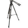 Davis & Sanford ProVista 7518 Tripod and Head, 75 Video Tripod With FM-18 Fluid Head and W-3 Dolly. (Head Supports up to 18 lbs., Tripods 25 lbs., extends 28" - 64")
