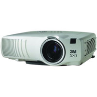 3M X 80 Multimedia LCD Projector  4500 Lumens  Digital XGA 1024 x 768