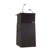 Anchor Audio Acclaim Lectern ACL 7500U2 Wireless Receiver with LM 618 Lectern Gooseneck Mic and Lamp Black