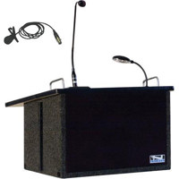 Anchor Audio Acclaim Lectern Deluxe Package with WB 6000 Body Pack LM 60 Cardioid Lapel Microphone