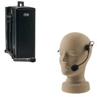 Anchor Audio Beacon BBP 7500EM ACDC Powered Sound System with MP3 Player Wireless Receiver Ultralite Microphone Bodypack Transmitter