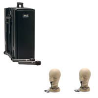 Norman D12 2 Kit 1200ws Umbrella Kit with D12 Power Supply IL2500 Lamp Heads Reflectors Light Stands Umbrellas Wheeled Case