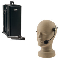 Anchor Audio Beacon BDP 7500HHEM ACDC Powered Sound System with MP3 Player 2 Receiver HandheldUltralite Microphones Bodypack Transmitter
