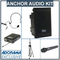 Anchor Audio EXP 7500U2 Explorer Pro with 2 Wireless Receivers SS 550 Stand UltraliteLapel Mic BodyPack Transmitters