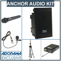 Anchor Audio EXP 7500U2 Explorer Pro with 2 Wireless Receivers SS 550 Stand HandheldCollar Mic Bodypack Transmitter
