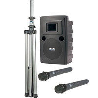 Anchor Audio Liberty LIB 7500MU1 Basic Package LIB 7501 Speaker SC 50NL Connection Cable 2 x SS 550 Stands UltraLite Mic with Body Pack