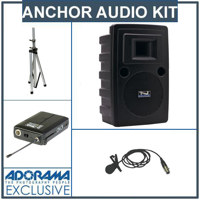 Anchor Audio PC 2000 2 Channel Power Console 5 Dual Headsets 1 Single Headset 6 Belt Packs 1 Branch Box 7 50ft Cables and Sturdy Cardboard Case