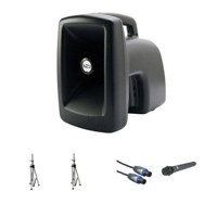 Anchor Audio MEGA 6000U1 MegaVox Pro with 1 Wireless Receiver MEGA 6001 Companion Speaker 2 Stand Cable Ultralite Microphone BodyPack Transmitter