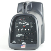 Anchor Audio MegaVox Dual Deluxe Pkg with Mega 6001U Wireless Receiver SC 50 Mega 6001 Companion Speaker WB 6000 Body Pack with HBM TA4F Mic