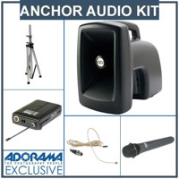 Anchor Audio MEGA 6000U1 MegaVox Pro with 1 Wireless Receiver SS 550 Speaker Stand Wireless HandheldCollar Microphone BodyPack Transmitter