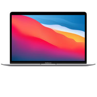 

Apple MacBook Air 13.3" with Retina Display, M1 Chip with 8-Core CPU and 7-Core GPU, 8GB Memory, 256GB SSD, Silver, Late 2020