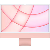 

Apple iMac 24" with Retina 4.5K Display, M1 Chip with 8-Core CPU and 7-Core GPU, 16GB Memory, 256GB SSD, Magic Keyboard with Touch ID, Pink, Mid 2021