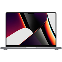 Apple MacBook Pro 14" with Liquid Retina XDR Display, M1 Pro Chip with 10-Core CPU and 16-Core GPU, 16GB Memory, 8TB SSD, Space Gray, Late 2021
Apple MacBook Pro 14" with Liquid Retina XDR Display, M1 Pro Chip with 10-Core CPU and 16-Core GPU, 16GB Memory, 8TB SSD, Space Gray, Late 2021